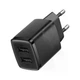 Мережевий зарядний пристрій Baseus Compact Charger 2 USB 10.5W Black - зображення 1