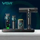 Набор VGR STEPLERSS RPO 4 IN 1 BLACK, триммер, стрижка, электробритва, фен - изображение 3