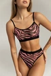 Женские Трусики Стаф Черные Розовые Удлиненные С Кружевом Staff Ma Black & Pink XS (372741) - изображение 1