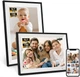Цифрова фоторамка Frameo 10.1 дюймів 32Gb вбудованої пам'яті WiFi електронна розумна рамка для фото додаток FRAMEO із сенсорним екраном 1280x800 HD IPS - зображення 3