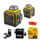 Уровень лазерный MASTERTOOL 10 м ±0.2 мм/м 3 гол H/V/H+V H360°/2хV360° ±3° RED/635 нм класс II IP54 Li-ion/ААх3 сумка 30-1912 - изображение 6