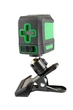 Уровень лазерный MASTERTOOL 30 м ±0.3 мм/м H110°/V110° ±4° GREEN/510 нм класс II IP54 ААх2 сумка 30-1901 - изображение 10