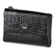 Кошелек женский на магните натуральная кожа размеры 13 х 10 х 2 см Vermari 9929-1302 черный - изображение 1