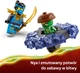 Zestaw klocków LEGO Ninjago Nya kontra zmutowany potwór na spinnerze 49 elementów (71849) - obraz 7