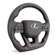 Анатомический руль для Lexus LX570, GX460. С подогревом. Кожа. Хромированный логотип. В сборе. - изображение 2