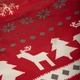 Комплект постільної білизни Homla Renna Підковдра 160 x 200 см + 2 наволочки на подушки 70 x 80 см зі святковим візерунком червоний (5902869942048) - зображення 9