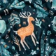 Плед Ardesto Christmas Flannel 160х200 см новогодний зелёный с оленями ART0127PB - изображение 5
