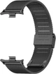 Металлический нержавеющий ремешок Mijobs для Xiaomi Redmi Watch 4 черный миланское плетение 220 мм - изображение 2