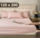 Простыня на резинке Softable Fabric 120×200 + 2 наволочки , розовый— мягкая, плотная, комфортная (KT7006021) - изображение 1