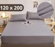 Простыня на резинке Softable Fabric 120×200 , серый— мягкая, плотная, комфортная (KT7006005) - изображение 1