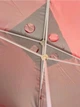 Торговый прямоугольный зонтик 3×3 м с клапаном и чехлом, красный - изображение 6