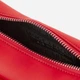 Сумка багет седло женская из искусственной кожи маленькая Armani Exchange Large Shoulder Bag With Side Pockets XW000405AF12589U4236 Красная (82434543917) - изображение 6