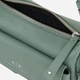 Сумка багет седло женская из искусственной кожи маленькая Armani Exchange Large Shoulder Bag With Side Pockets XW000405AF12589U7231 Зеленая (82434543916) - изображение 7