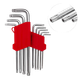 Набор ключей torx "звёздочка" INTERTOOL 9шт, длинные, Т10-Т50, CrV (41700) - изображение 2