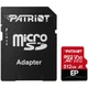Карта пам'яті Patriot LX microSDXC 512GB UHS-I U3 V30 A1 EP + SD adapter (PEF512GEP31MCX) [113853] - зображення 1