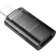 Перехідник Hoco UA36A Lightning Male to USB-C Female OTG Black [140335] - зображення 2