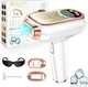 Фотоэпилятор IPL для женщин и мужчин с охлаждением Ice Cooling, 999 999 вспышек, 9 уровней мощности, 3 в 1, 2 насадки - изображение 1