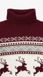 Свитер с узором мужской GENUA PB009 M Бордовый shop (2000999371776) - изображение 2