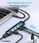 Док-станция CHOETECH 5-в-1 HDMI/PD/USB-A/USB-C (HUB-M80-BK) - изображение 2
