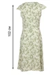 Жіноча сукня в квіти з горловиною гойдалкою LadyLike 50 Зелений (ll2225915447445) - изображение 5