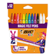 Набір фломастерів Bic "Kids Magic" 10 кольорів + 2 шт білих картонна упаковка (bc525438) - зображення 1