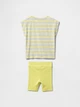 Комплект для малюків GAP футболка та шорти 1159850291 (Жовтий 18-24M) на зріст 90 см - зображення 2
