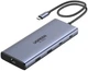 USB-хаб Ugreen CM639 USB 3.2 Type-C - HDMIx2, 60Hz/2xUSB-A/2xUSB-C 3.2/ RJ45/SD/TF/PD 100W (UGR-45380) - изображение 1