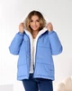 Жіноча зимова куртка Uaclothes 54/60 Блакитний (like36063-1648513101) - изображение 2