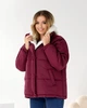 Жіноча зимова куртка Uaclothes 54/60 Бордовий (like36062-1648413101) - изображение 3