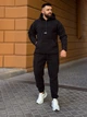 Чоловічий флісовий костюм з капюшоном (худі + штани) Uaclothes L-XL Чорний (like36069-164911398) - изображение 5
