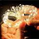 Светодиодная гирлянда Роса 50 метров теплый свет от USB 500 LED 8 режимов с пультом - изображение 3