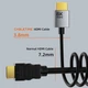 Кабель CableTime HDMI (M) – HDMI (M) 2.1V, 8K/60Hz, 2 м (CH14L) (CA915910) - изображение 2
