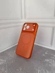 Чехол противоударный матовый c защитой камеры AG-Glass Case with MagSafe для iPhone 17 Pro Max Orange - изображение 1