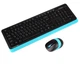 Комплект (клавиатура, мышь) беспроводной A4Tech FG1010 Black/Blue - изображение 3
