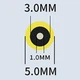 Кабель-переходник PD 65W Type-C на DC 5.0x3.0x1.0 на 18.5-20V вольт 1.5 м для подзарядки ноутбука Samsung с триггером (1.5 метра) Power Delivery от повербанка powerbank и зарядного устройства Ymiot - изображение 2