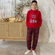 Детская теплая пижама Трикотаж 128-134 см красная Winter Holiday COSY KMW22 - изображение 3