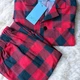 Детская теплая пижама Фланель 140-146 см красно-черная клетка Holly Jolly COSY HJFRB5354 - изображение 2