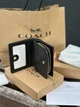 Женский кожаный кошелек Coach Snap Wallet Brown - изображение 5
