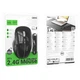 Компьютерная мышь Hoco GM40 Dixon RGB Dual-Mode Wireless, перезаряжаемая, до 140 часов без подсветки, черная - изображение 2