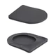 Унітаз підвісний Qtap Robin Ultra Quiet 520×365×340 мм, Anthracite, з сидінням Slim Duroplast / Soft-close / Quick Release - зображення 8