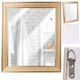 Настінне дзеркало Vilde 568105 Прямокутне 49.5 х 59.5 см Золотий (8721037124423) - зображення 4