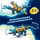 Конструктор LEGO DREAMZZZ Подводная лодка: крокодил 1107 элементов (71512) - изображение 4