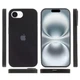 Чохол Silicone Premium case MagSafe з захистом камери та дисплея для iPhone 16e та iPhone 17e Full Protective black 2358 - зображення 4