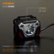 Ліхтарик LED налобний 1400Lm 6500К чорний VLF-H056 Videx - зображення 2