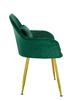Стул в скандинавском стиле с мягкой обивкой DSF-316 Green - изображение 3