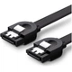 Кабель для передачи данных SATA 3 Data Cable 0.5m US217 Black Ugreen - изображение 1