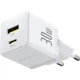 Зарядное устройство Baseus 1xUSB-C 30W + 1xUSB white (P1011160A213-00) - изображение 4