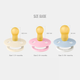 Пустушка BIBS 0-6 m Colour Latex Round – Ivory - изображение 4