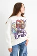 Свитшот из хлопка Bratz C&A 2231042c47 158 см белый (100002501) - изображение 8