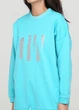 Свитшот "Only Women" (94-Sws-24-02-turquoise/big-silver-front-L-XL) - изображение 3